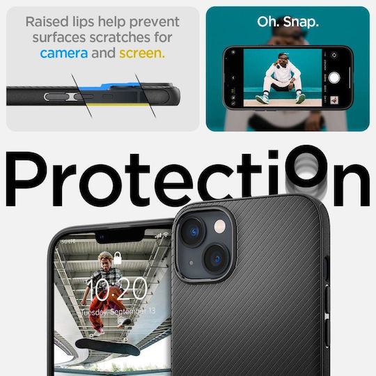Spigen Mag Armor Umschlag Rückseite Silikon Matte Black (iPhone 14 Plus)