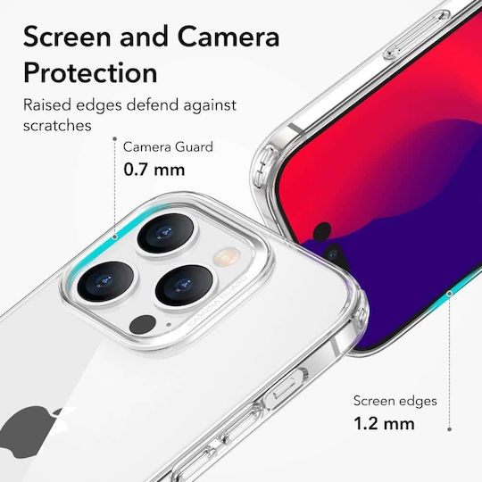 ESR Project Zero Umschlag Rückseite Silikon Transparent (iPhone 14 Pro)