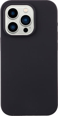 Idol 1991 Velvet Elite Silicone Back Cover Black (iPhone 14 Pro)