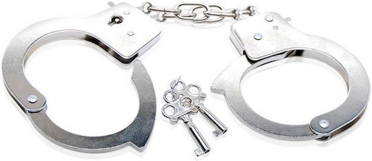 Pipedream Fetish Fantasy Series - Beginner's Metal Cuffs Белезници в Сребрист Цвят