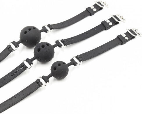 Toyz4lovers Breathable Ball Gag Φίμωτρο σε Μαύρο Χρώμα