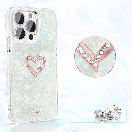 Kingxbar Epoxy Задна корица Силикон Многоцветен (iPhone 13 Pro Max)