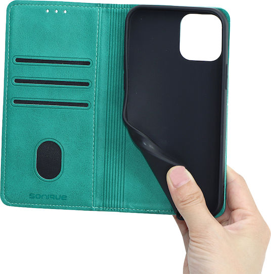 Sonique Vintage Wallet Δερματίνης Βεραμάν (Redmi Note 11 Pro+ 5G)