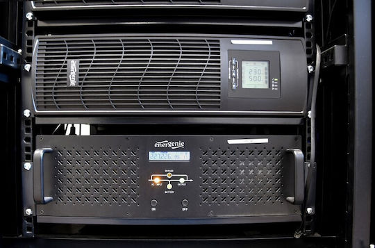 Energenie UPS-RACK-2000 Line-Interactive 2000VA 1200W με 4 Πρίζες