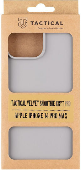 Tactical Velvet Smoothie Back Cover Silicone Foggy (iPhone 14 Pro Max)