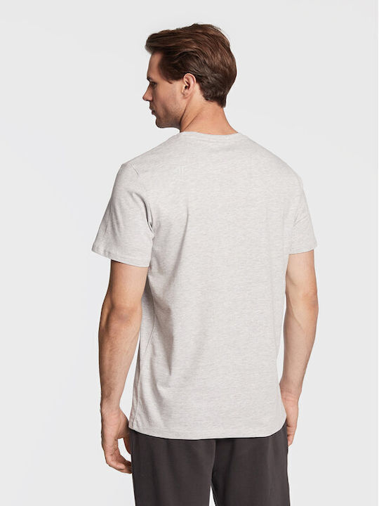 4F Men's Short Sleeve T-shirt Gray