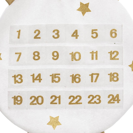 A-S Calendar Christmas Advent Calendar White 43x63cm
