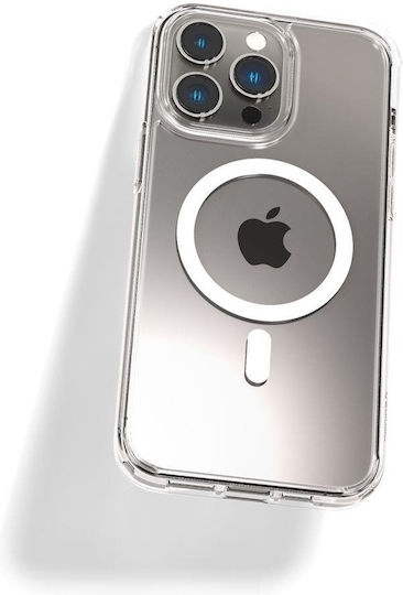 Spigen Ultra Hybrid MagFit Задна корица Пластмаса 2мм White Transparent (iPhone 14 Pro Max)