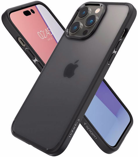 Spigen Ultra Hybrid Back Cover Plastic 2mm Frost Black (iPhone 14 Pro)