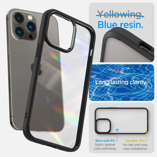 Spigen Ultra Hybrid Back Cover Plastic 2mm Frost Black (iPhone 14 Pro)