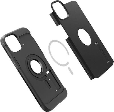 Spigen Tough Armor MagFit Plastic Back Cover Durable Black (iPhone 14 Plus)