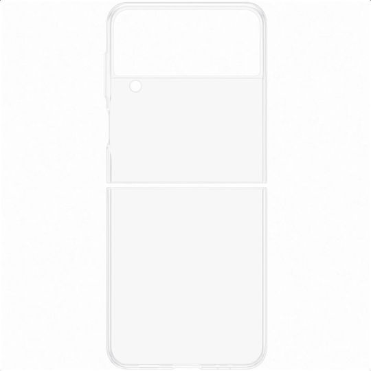 Samsung Umschlag Rückseite Silikon Transparent (Galaxy Z Flip4)
