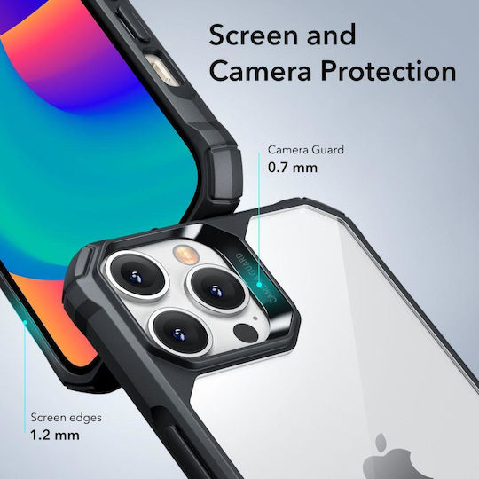 ESR Air Armor Back Cover Plastic 1.5mm Clear/Black (iPhone 14 Pro Max)