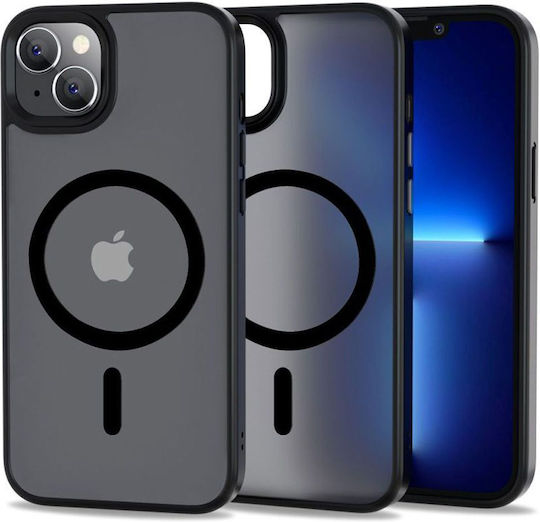 Tech-Protect Magmat MagSafe Back Cover Πλαστικό / Σιλικόνης 2mm Matte Black (iPhone 14 Pro)