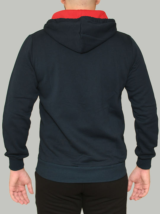 Paco & Co 218579 Men's Sweatshirt with Hood Night Blue