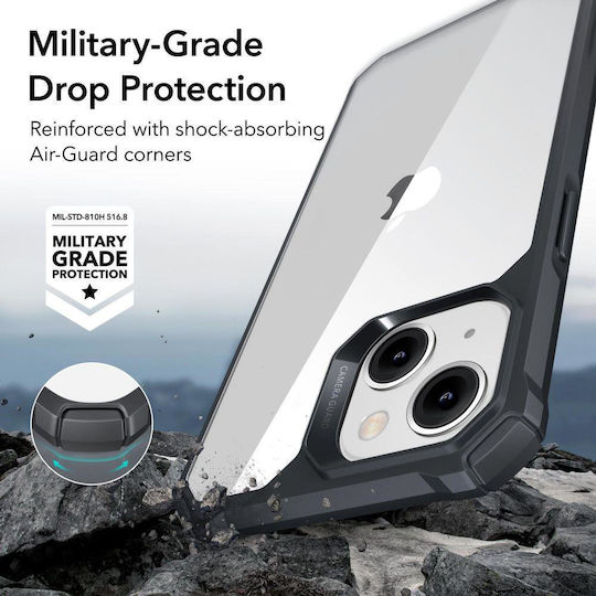 ESR Air Armor Back Cover Plastic Clear/Black (iPhone 14 Plus)