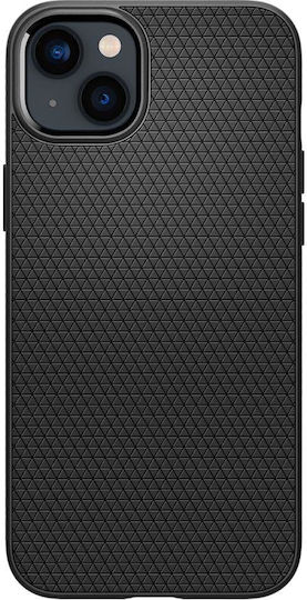Spigen Liquid Air Umschlag Rückseite Silikon Matte Black (iPhone 14 Plus)
