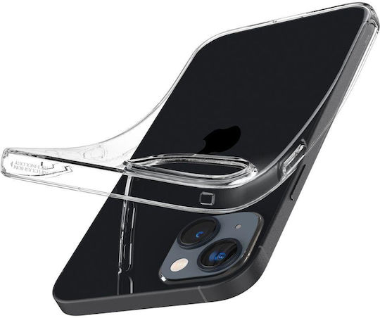 Spigen Liquid Crystal Umschlag Rückseite Silikon Transparent (iPhone 14 Plus)