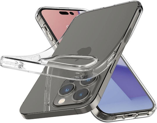 Spigen Liquid Crystal Back Cover Σιλικόνης Διάφανο (iPhone 14 Pro)