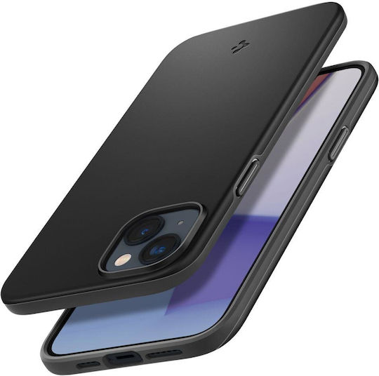 Spigen Thin Fit Back Cover Σιλικόνης 1.55mm Μαύρο (iPhone 14 Plus)