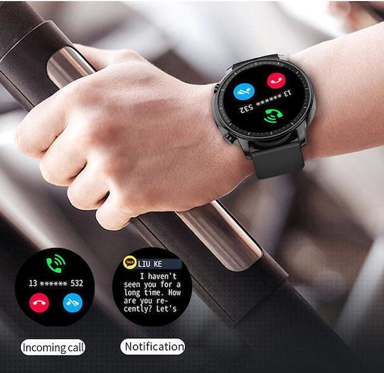 Colmi V23 Pro Smartwatch με Παλμογράφο (Ασημί)