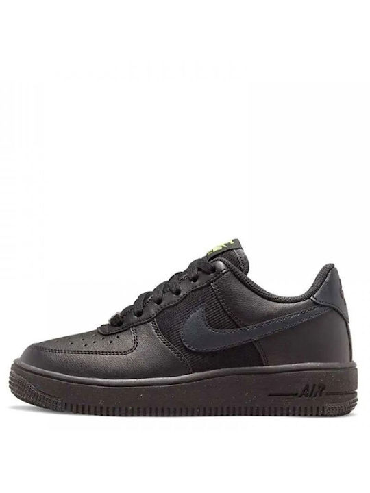 Nike Παιδικά Sneakers Air Force 1 Crater για Αγόρι White / Volt / Black / Light Bone