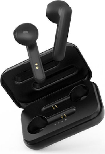 Streetz True Wireless Semi-in-ear Earbuds With Charging Case Bluetooth Handsfree Ακουστικά με Θήκη Φόρτισης Μαύρα