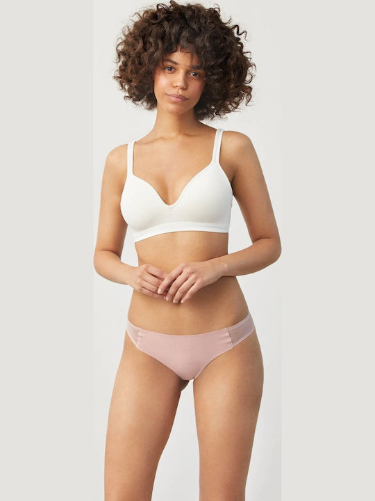 Damen Slip Nahtlos Rosa