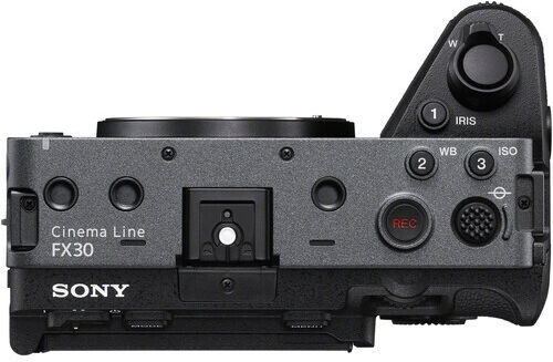 Sony Camcorder FX30 4K UHD @ 120fps CMOS Sensor Storage on Memory Card with 3" Touchscreen and HDMI ILME-FX30B