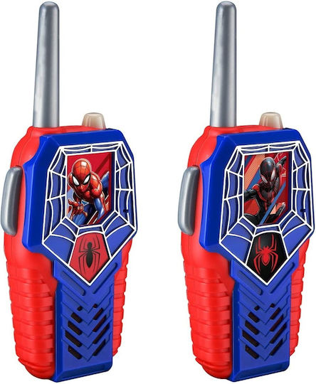 eKids Spiderman Walkie Talkies Μπλε-Κόκκινο για 3+ Ετών 2τμχ