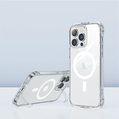 Joyroom Magnetic Defender Plastic Back Cover Transparent (iPhone 14)