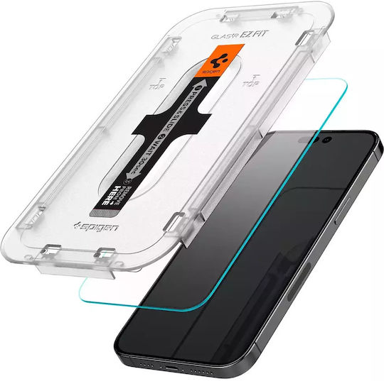 Spigen EZ FIT GLAS.tR Full Face Tempered Glass 2pcs (iPhone 14 Pro)