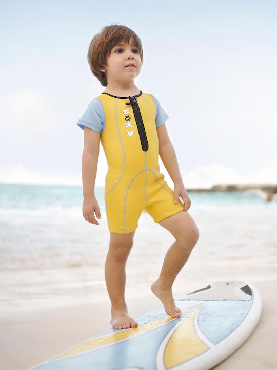 Arena Water Tribe Kids Swimwear One-Piece Yellow