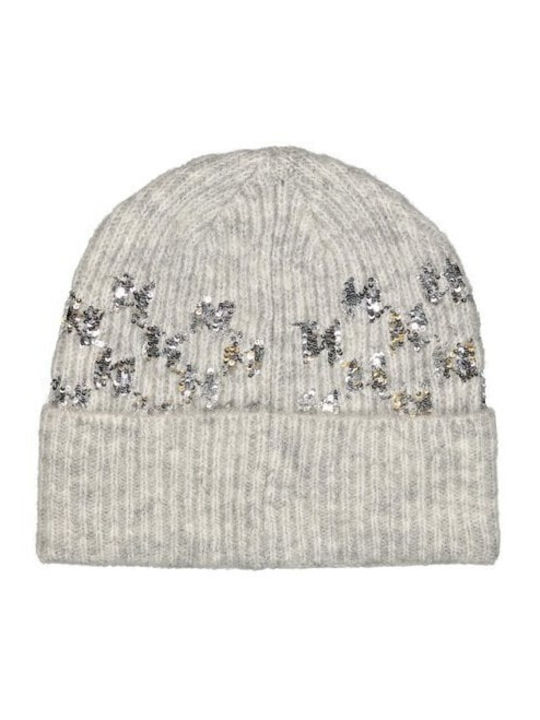 Beanie Γυναικείος Σκούφος Πλεκτός σε Γκρι χρώμα