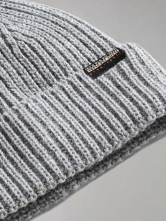 Foli 3 Beanie Ανδρικός Σκούφος με Rib Πλέξη σε Γκρι χρώμα NP0A4GK81601