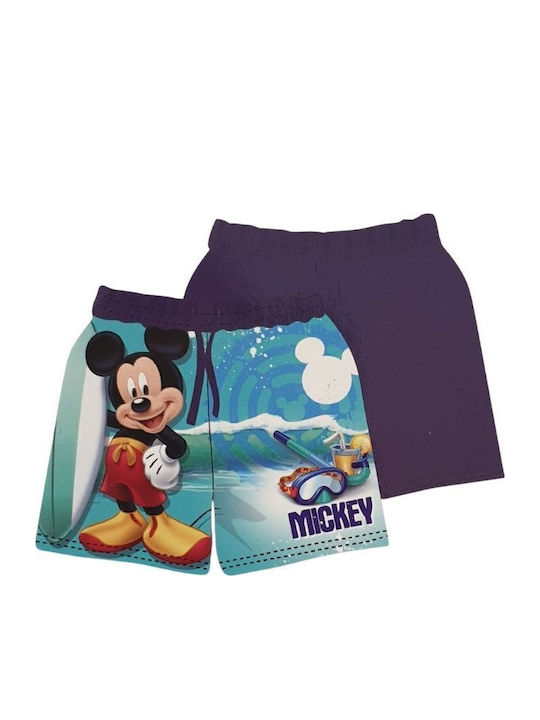 Stamion Mickey Mouse Детски Костюм За Баня Къси Панталони За Плуване Син Stamion Mickey Mouse Детски Костюм За Баня Къси Панталони За Плуване Син