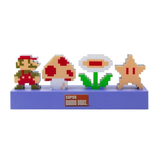 Paladone Παιδικό Διακοσμητικό Φωτιστικό Super Mario Bros Πολύχρωμο 30εκ.