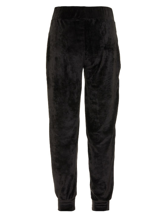 Sweatpants Jogger Velvet Black