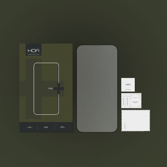 Hofi Pro+ Tempered Glass Μαύρο (iPhone 14 Pro)