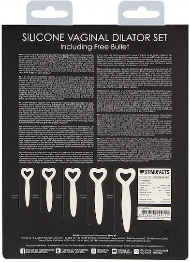 Shots Silicone Vaginal Dilator Set BDSM Accessory σε Μαύρο Χρώμα