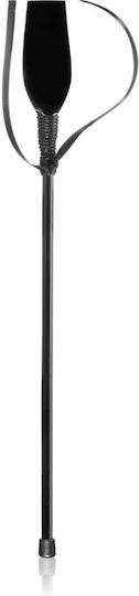 Secretplay Black Patent Leather Riding Crop Paddle in Black Color