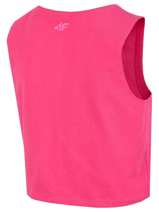 4F Kids Crop Top Sleeveless Fuchsia