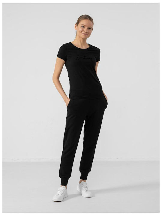 4F Damen-Sweatpants Jogger Schwarz