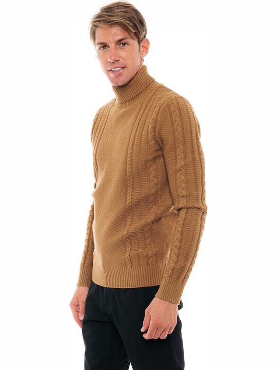 Langarm-Pullover Camel