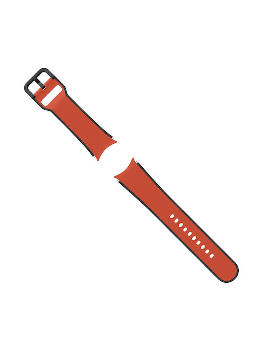 Samsung Bracelet Sport Bicolore Strap Silicone Red (Galaxy Watch4/5/6/7/FE/4 Classic/6 Classic/5 Pro)
