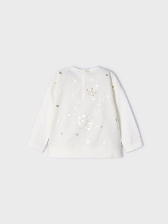 Mayoral Kids Blouse Long Sleeve Ecru