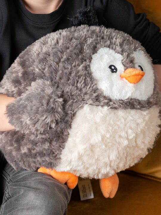 Noxxiez Kids Decorative Pillow Penguin Gray 35x35cm