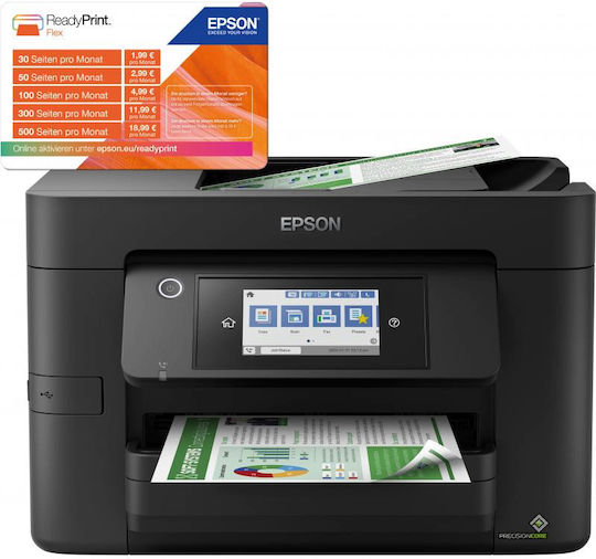 Epson Workforce Pro WF-4825DWF Έγχρωμο Πολυμηχάνημα Inkjet με WiFi και Mobile Print C11CJ06404