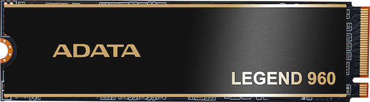 Adata Legend SSD 1TB τύπου M.2 με σύνδεση PCI Express 4.0 και Ψύκτρα (PS5 Compatible) ALEG-960-1TCS