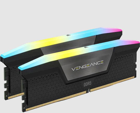 Corsair Vengeance DDR5 32GB RAM με 2x16GB Modules και Ταχύτητα 6000 για Desktop